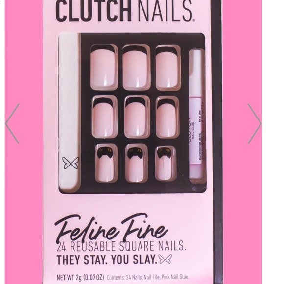 NWT Feline Fine Clutch Reusable nails - Picture 2 of 2